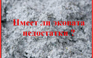 Эковата: недостатки и достоинства целлюлозного утеплителя