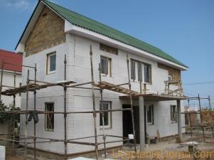 Наружное утепления стен фасада