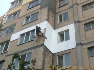 Утепление балкона снаружи своими руками