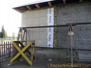 Утепление фасадов частных домов